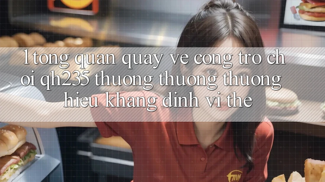 1. Tổng Quan Quay về Cổng Trò chơi qh235 – Thương thương thương Hiệu Khẳng Định Vị Thế