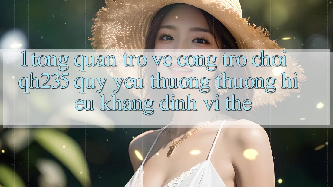 1. Tổng Quan Trở về Cổng Trò chơi qh235 – Quý yêu thương thương Hiệu Khẳng Định Vị Thế 1. Tổng Quan Trở về Cổng Trò chơi qh235 – Quý yêu thương thương Hiệu Khẳng Định Vị Thế