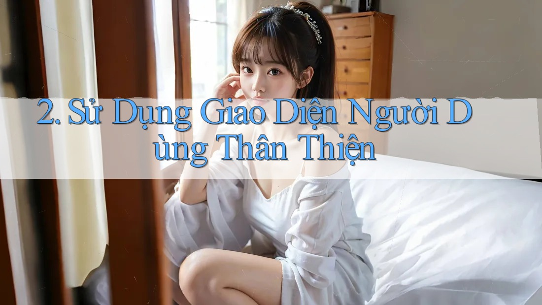2. Sử Dụng Giao Diện Người Dùng Thân Thiện 2. Sử Dụng Giao Diện Người Dùng Thân Thiện