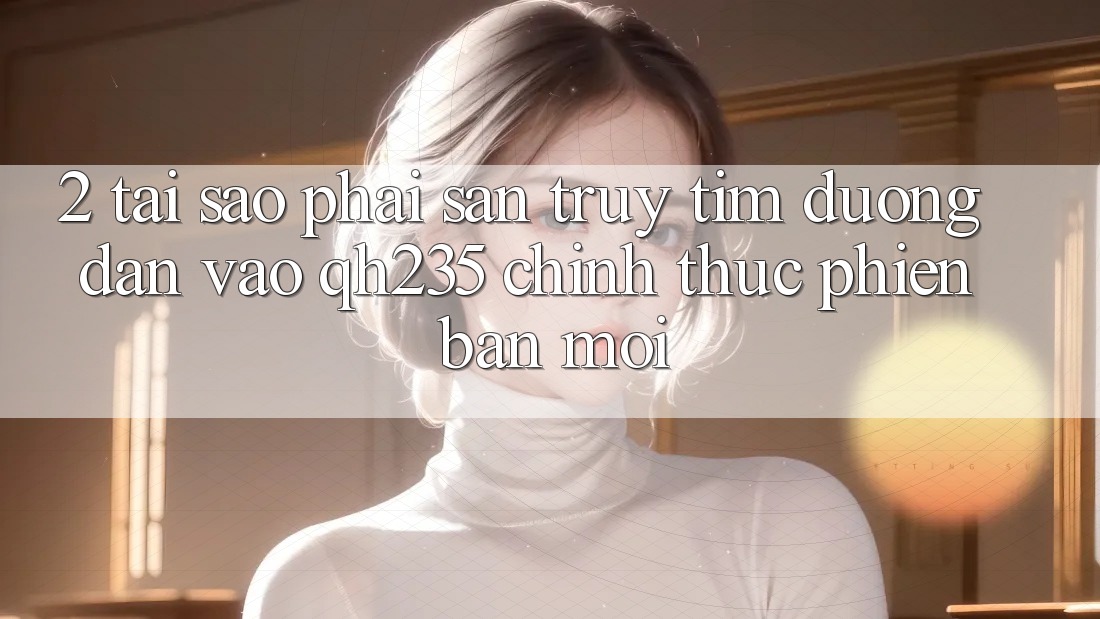 2. Tại Sao Phải Săn truy tìm Đường dẫn Vào qh235 Chính Thức Phiên bản mới? 2. Tại Sao Phải Săn truy tìm Đường dẫn Vào qh235 Chính Thức Phiên bản mới?