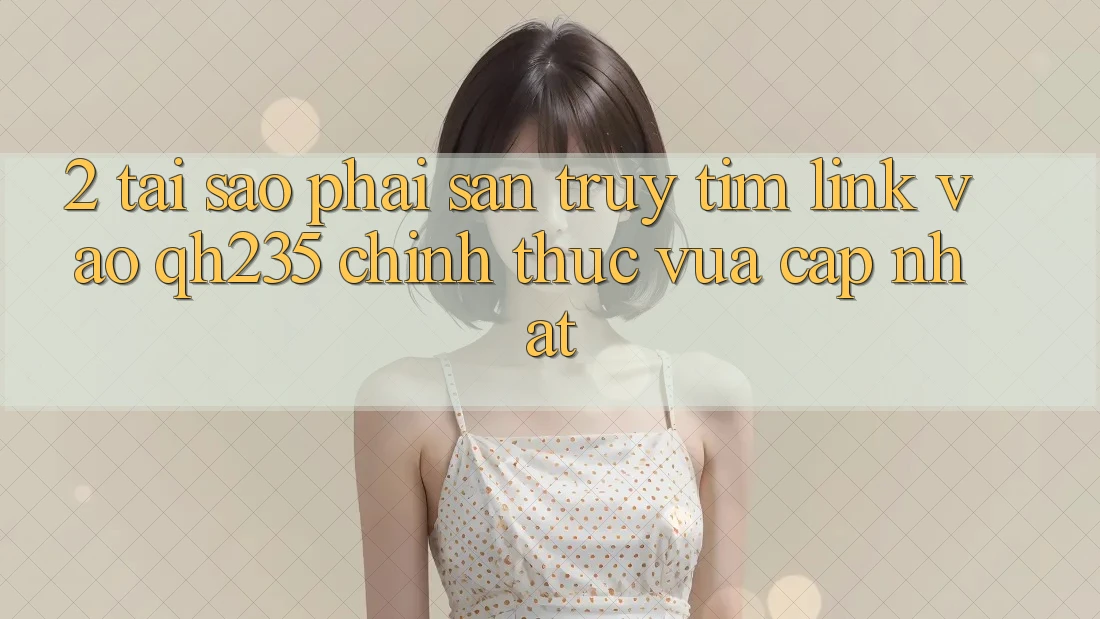 2. Tại Sao Phải Săn truy tìm Link Vào qh235 Chính Thức Vừa cập nhật? 2. Tại Sao Phải Săn truy tìm Link Vào qh235 Chính Thức Vừa cập nhật?