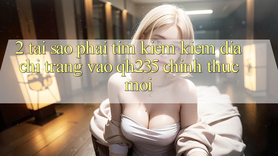 2. Tại Sao Phải Tìm kiếm Kiếm Địa chỉ trang Vào qh235 Chính Thức Mới? 2. Tại Sao Phải Tìm kiếm Kiếm Địa chỉ trang Vào qh235 Chính Thức Mới?