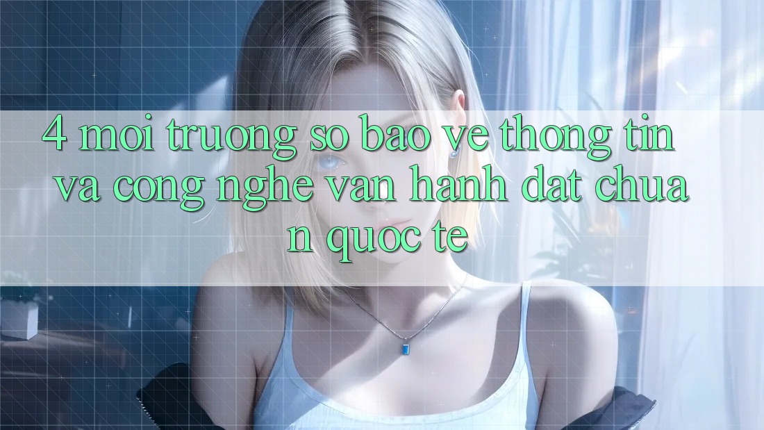 4. Môi trường số Bảo vệ thông tin Và Công Nghệ Vận Hành Đạt Chuẩn Quốc Tế