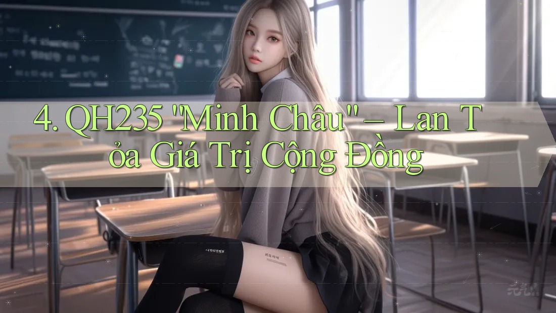4. QH235 “Minh Châu” – Lan Tỏa Giá Trị Cộng Đồng
