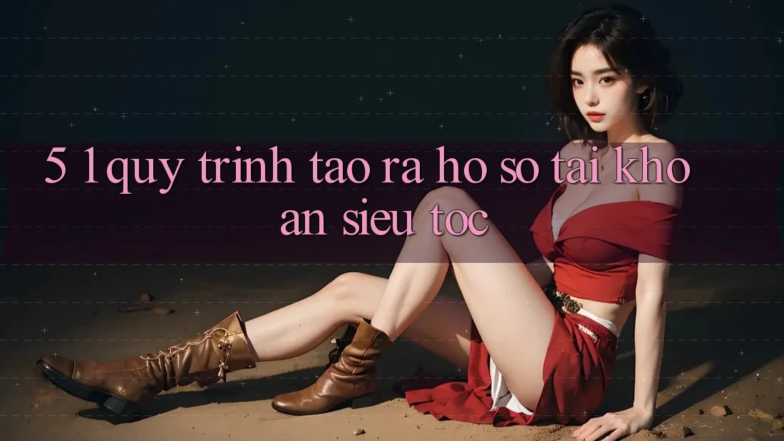 5. 1. Quy Trình Tạo ra hồ sơ Tài Khoản Siêu Tốc 5. 1. Quy Trình Tạo ra hồ sơ Tài Khoản Siêu Tốc