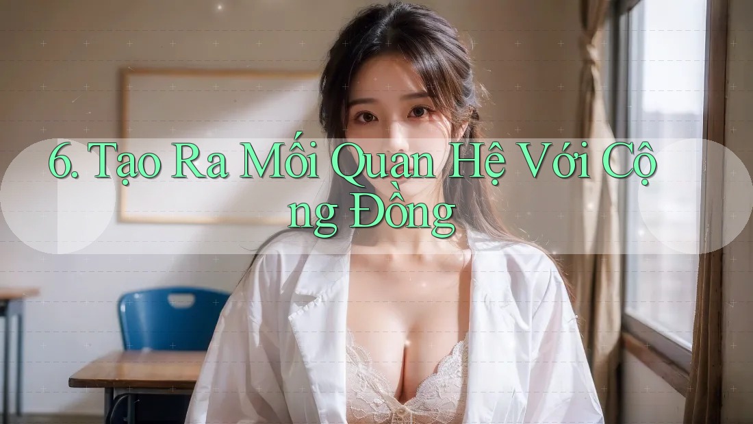6. Tạo Ra Mối Quan Hệ Với Cộng Đồng 6. Tạo Ra Mối Quan Hệ Với Cộng Đồng
