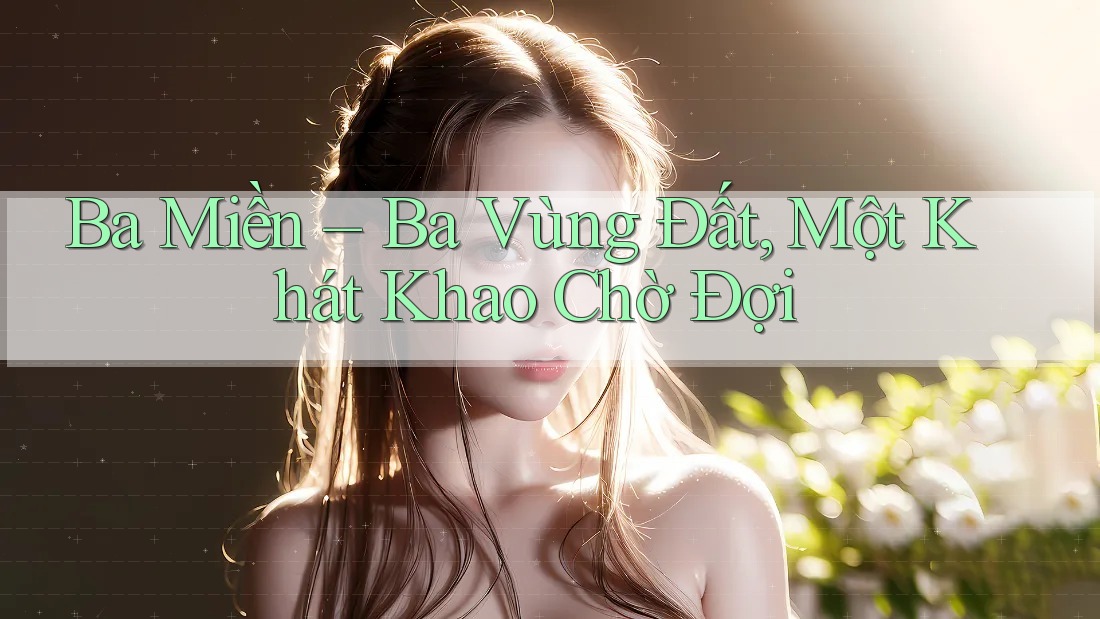 Ba Miền – Ba Vùng Đất, Một Khát Khao Chờ Đợi Ba Miền – Ba Vùng Đất, Một Khát Khao Chờ Đợi