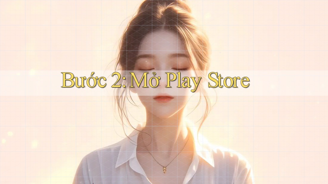 Bước 2: Mở Play Store Bước 2: Mở Play Store