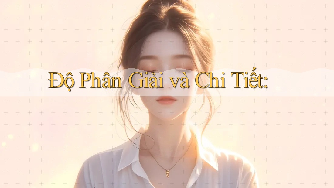 Độ Phân Giải và Chi Tiết: Độ Phân Giải và Chi Tiết: