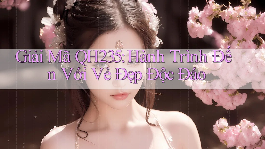 Giải Mã QH235: Hành Trình Đến Với Vẻ Đẹp Độc Đáo Giải Mã QH235: Hành Trình Đến Với Vẻ Đẹp Độc Đáo