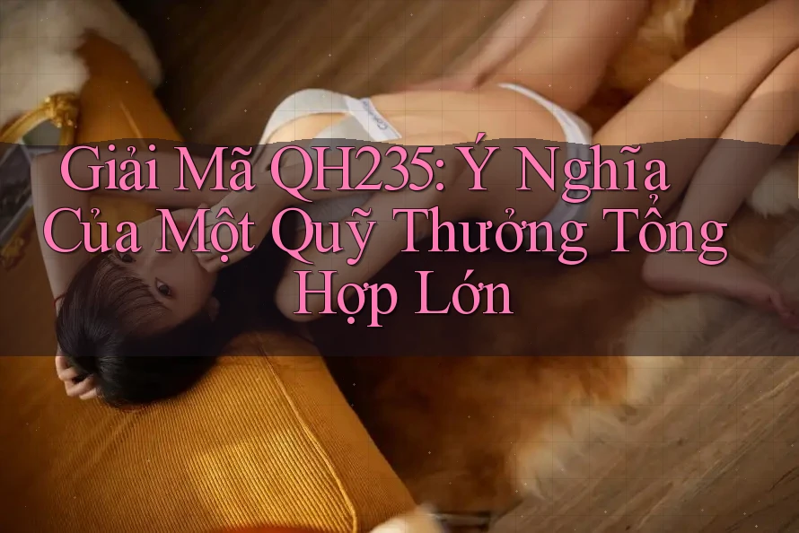 Giải Mã QH235: Ý Nghĩa Của Một Quỹ Thưởng Tổng Hợp Lớn Giải Mã QH235: Ý Nghĩa Của Một Quỹ Thưởng Tổng Hợp Lớn
