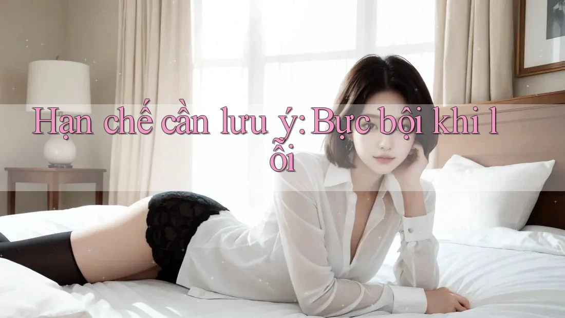 Hạn chế cần lưu ý: Bực bội khi lỗi Hạn chế cần lưu ý: Bực bội khi lỗi