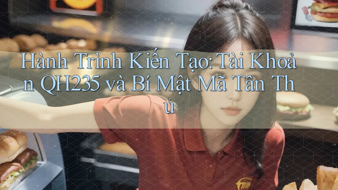 Hành Trình Kiến Tạo: Tài Khoản QH235 và Bí Mật Mã Tân Thủ