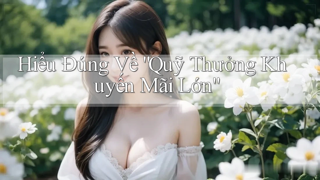 Hiểu Đúng Về “Quỹ Thưởng Khuyến Mãi Lớn” Hiểu Đúng Về “Quỹ Thưởng Khuyến Mãi Lớn”