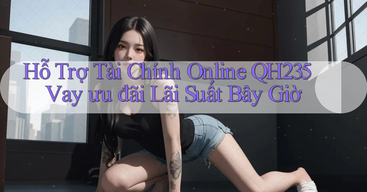 hỗ trợ tài chính online qh235 vay ưu đãi lãi suất bây giờ