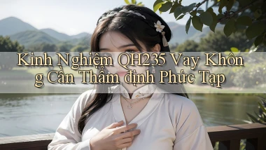 kinh nghiệm qh235 vay không cần thẩm định phức tạp