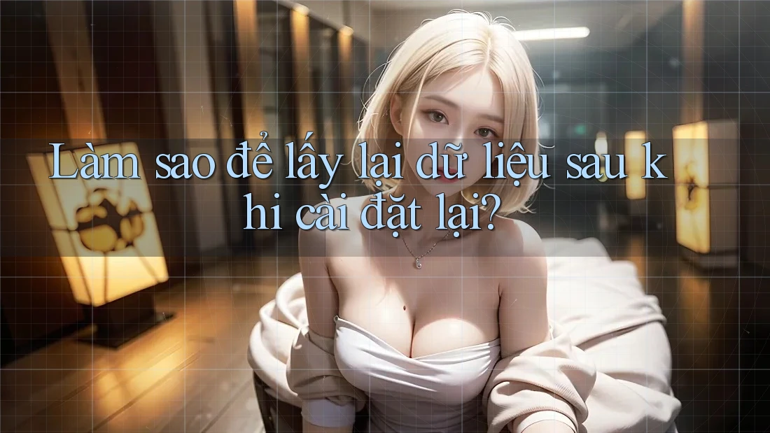 Làm sao để lấy lại dữ liệu sau khi cài đặt lại? Làm sao để lấy lại dữ liệu sau khi cài đặt lại?