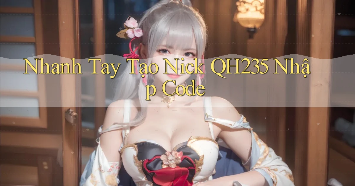 nhanh tay tạo nick qh235 nhập code