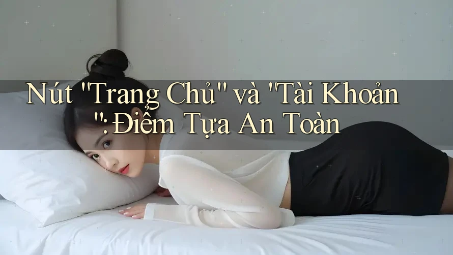 Nút “Trang Chủ” và “Tài Khoản”: Điểm Tựa An Toàn Nút “Trang Chủ” và “Tài Khoản”: Điểm Tựa An Toàn