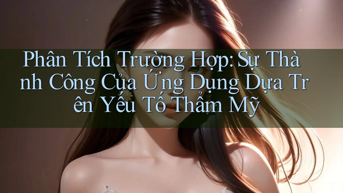 Phân Tích Trường Hợp: Sự Thành Công Của Ứng Dụng Dựa Trên Yếu Tố Thẩm Mỹ Phân Tích Trường Hợp: Sự Thành Công Của Ứng Dụng Dựa Trên Yếu Tố Thẩm Mỹ