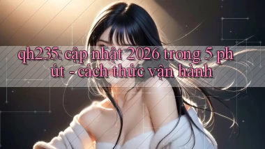 qh235 cập nhật 2026 trong 5 phút   cách thức vận hành