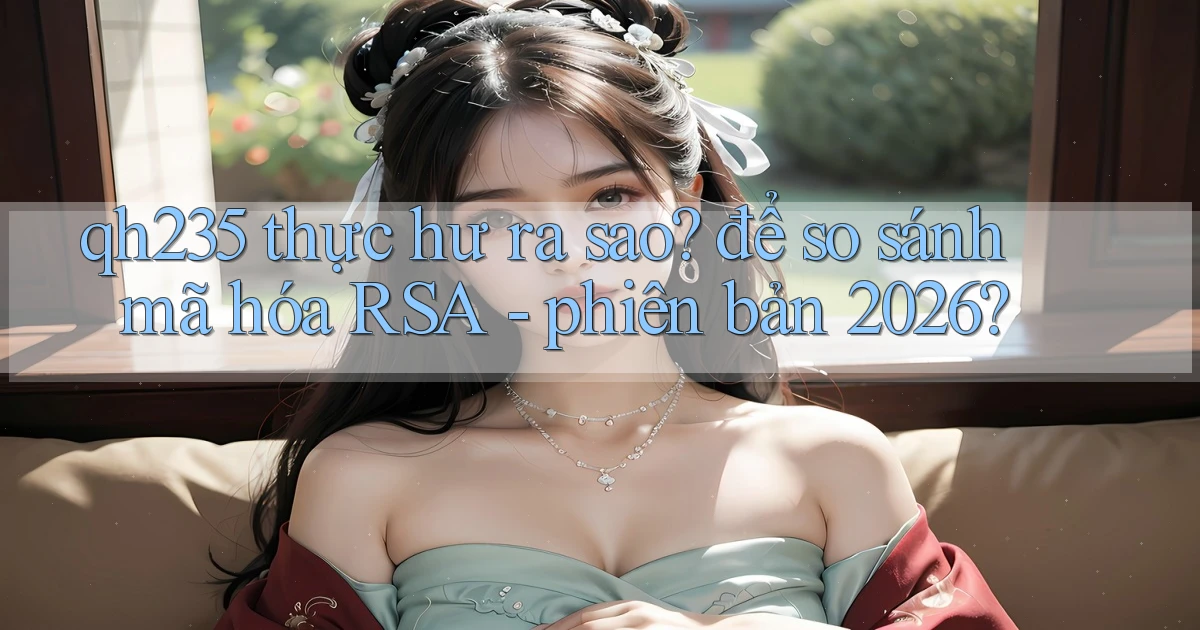 qh235 thực hư ra sao để so sánh mã hóa RSA   phiên bản 2026