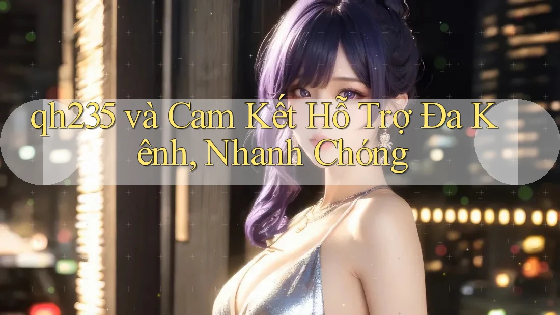 qh235 và Cam Kết Hỗ Trợ Đa Kênh, Nhanh Chóng qh235 và Cam Kết Hỗ Trợ Đa Kênh, Nhanh Chóng