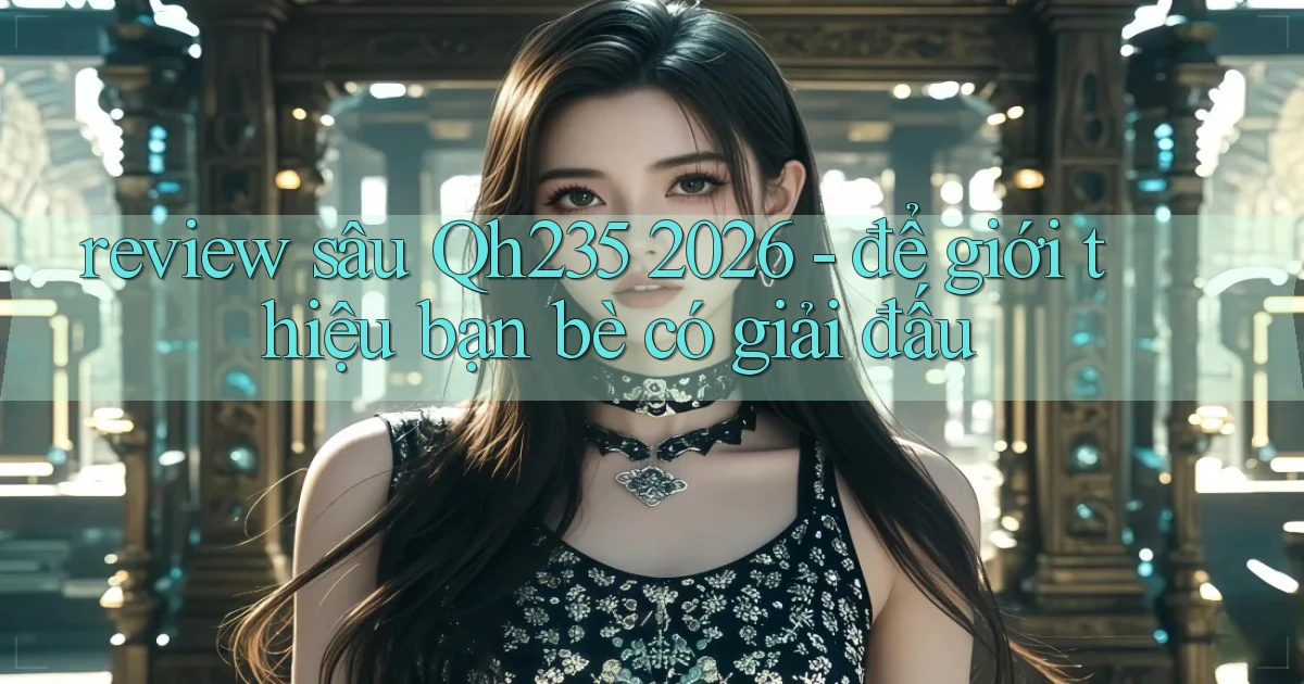 review sâu Qh235 2026   để giới thiệu bạn bè có giải đấu
