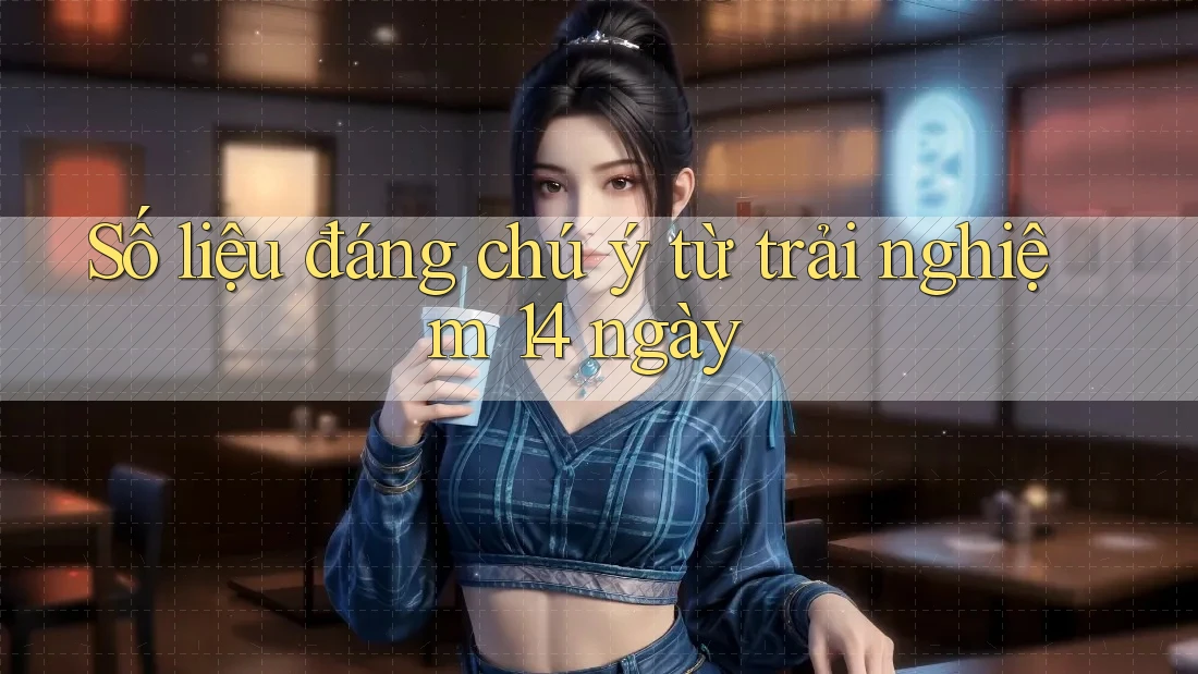 Số liệu đáng chú ý từ trải nghiệm 14 ngày Số liệu đáng chú ý từ trải nghiệm 14 ngày