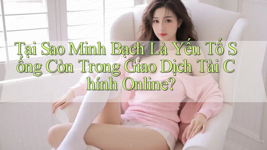 Tại Sao Minh Bạch Là Yếu Tố Sống Còn Trong Giao Dịch Tài Chính Online? Tại Sao Minh Bạch Là Yếu Tố Sống Còn Trong Giao Dịch Tài Chính Online?