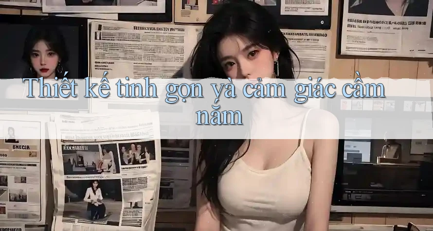 Thiết kế tinh gọn và cảm giác cầm nắm Thiết kế tinh gọn và cảm giác cầm nắm