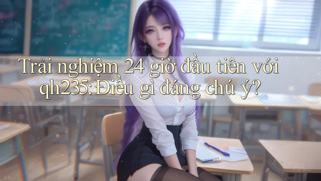 Trải nghiệm 24 giờ đầu tiên với qh235: Điều gì đáng chú ý?