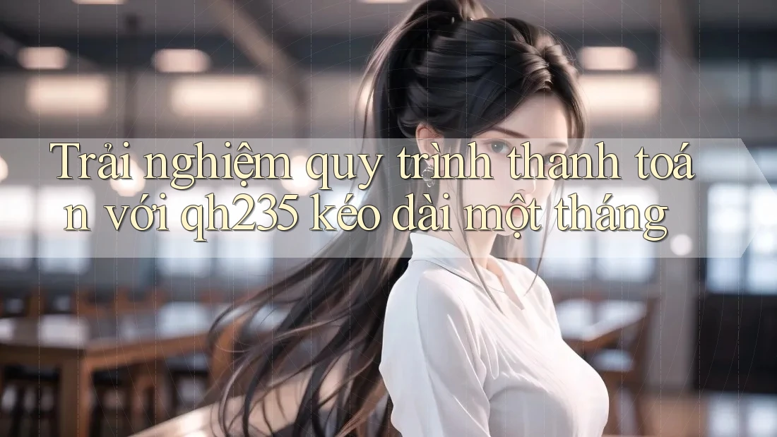 Trải nghiệm quy trình thanh toán với qh235 kéo dài một tháng Trải nghiệm quy trình thanh toán với qh235 kéo dài một tháng