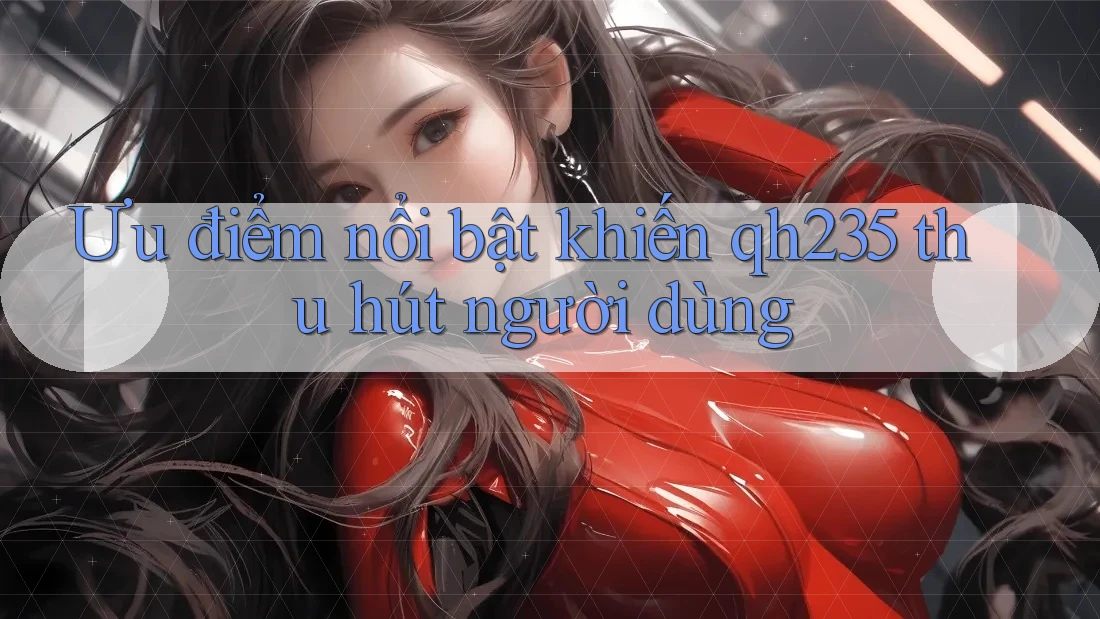 Ưu điểm nổi bật khiến qh235 thu hút người dùng Ưu điểm nổi bật khiến qh235 thu hút người dùng