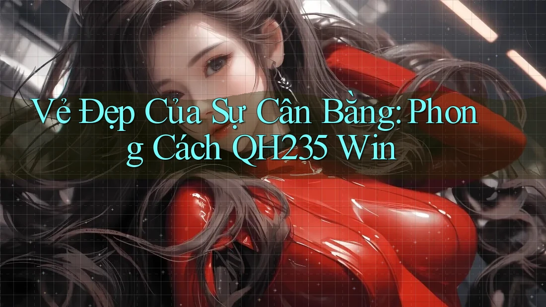 Vẻ Đẹp Của Sự Cân Bằng: Phong Cách QH235 Win Vẻ Đẹp Của Sự Cân Bằng: Phong Cách QH235 Win